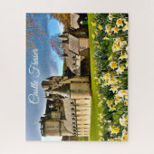 挑戦的なスコットランドの城フレイザークランの写真 ジグソーパズル (縦)