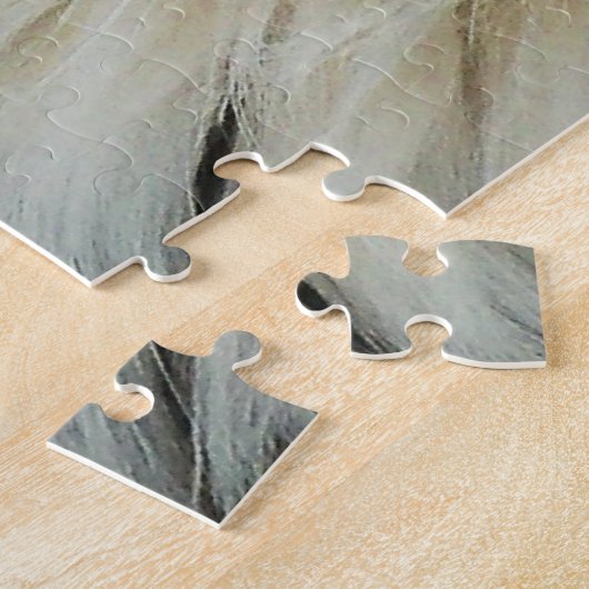 挑戦的なノルウェーの森林猫 ジグソーパズル (側面)