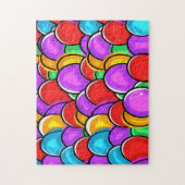 挑戦的なパーソナライズされたカラフルイースターエッグ ジグソーパズル (縦)