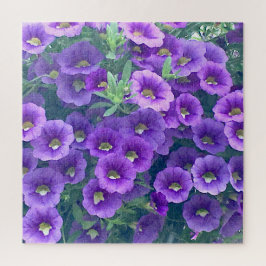 挑戦的なミニパープルペチュニア ジグソーパズル