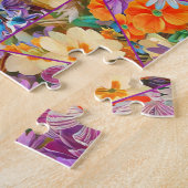 挑戦的な三角形アートフローラパズル ジグソーパズル (側面)