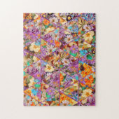 挑戦的な三角形アートフローラパズル ジグソーパズル (縦)