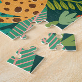 挑戦的な水彩画ジャングルジグソーパズル ジグソーパズル (側面)