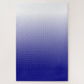 挑戦的な白から紺(または灰色)のグラデーション ジグソーパズル (縦)