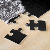 挑戦的な白黒ジグソーパズル ジグソーパズル (側面)