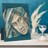 挑戦的な緑の小妖精や小人 フォトプラーク (側面)