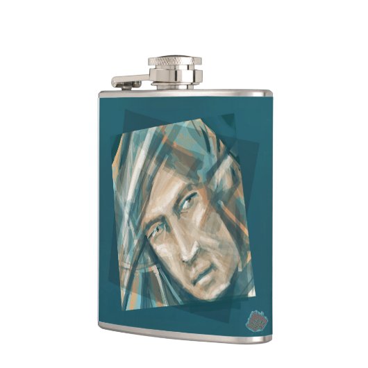 挑戦的な緑の小妖精や小人 フラスク (左)