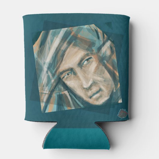 挑戦的な緑の小妖精や小人 缶クーラー (裏面)