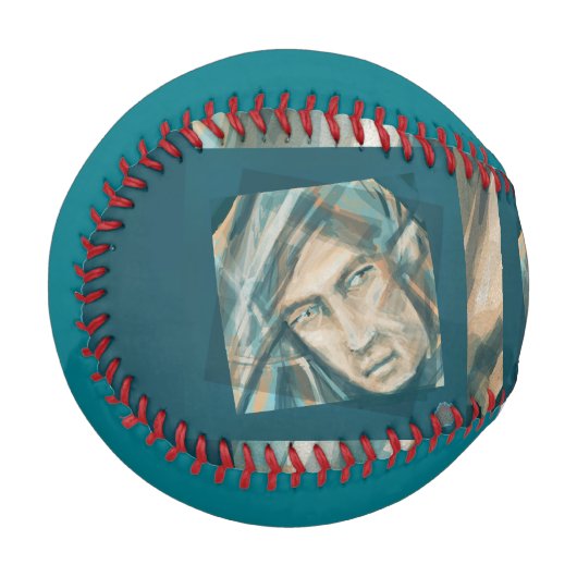 挑戦的な緑の小妖精や小人 野球ボール (正面左)