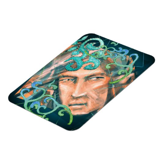 挑戦的な緑の森の小妖精や小人の間葉の マグネット (左側)