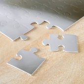 挑戦的な鳥の恋人すごいに雪ふくろうが登る ジグソーパズル (側面)