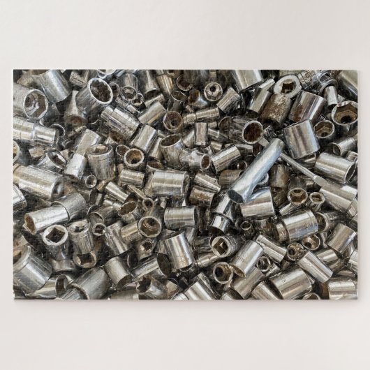 挑戦的な1000ピースのジグソーパズル。「ソケット」 ジグソーパズル (横)