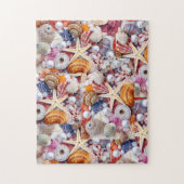 挑戦的数々のな貝類のパズル ジグソーパズル (縦)