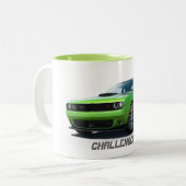 挑戦者のコーヒー・マグ#1 ツートーンマグカップ (正面左)