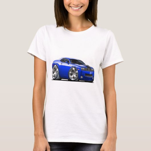 挑戦者の青車 Tシャツ (正面)