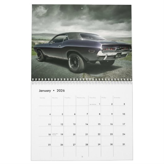 挑戦者 カレンダー (1月 2026)