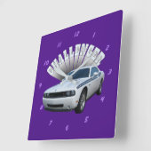 挑戦者 スクエア壁時計 (傾斜)