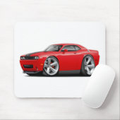 挑戦者SRT8の赤黒い車 マウスパッド (マウス)