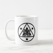挑戦。 。 静か保って下さい! Sorcerorのコード! コーヒーマグカップ (左)