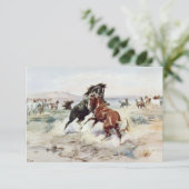 挑戦（馬の牡馬の戦い） カード (スタンド正面)