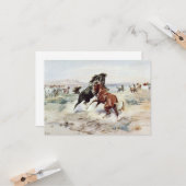 挑戦（馬の牡馬の戦い） カード (正面/裏面インサイチュ)