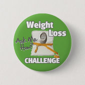 挑戦HLの減量の 缶バッジ (正面)