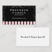 挑発キャンドル 名刺 (正面/裏面)