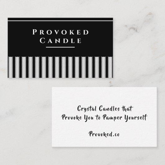 挑発キャンドルV2名刺 名刺 (正面/裏面)