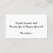 挑発キャンドルV3名刺 名刺 (裏面)