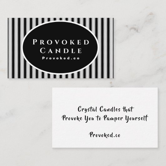 挑発キャンドルV3名刺 名刺 (正面/裏面)