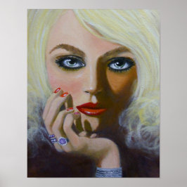 挑発的な女性、ポスター ポスター