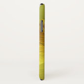 挙げられたアイリス花の黄色い芸術のiphoneの箱 Case-Mate iPhoneケース (裏面/右)