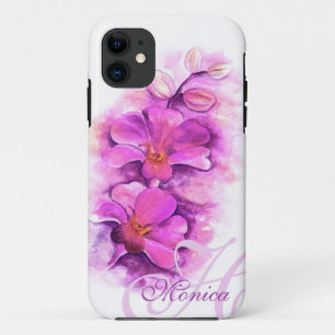 挙げられた放射蘭の芸術花のiphoneの場合 iPhone 11 ケース
