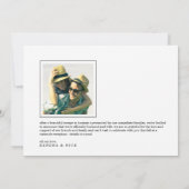 挙式しました | 両面写真 結婚報告カード 案内状 (裏面)