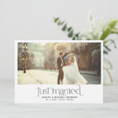 挙式のみ 招待状 結婚写真 4人で (スタンド正面)