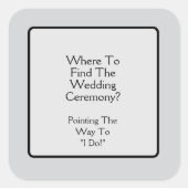 挙式まで スクエアシール (正面)