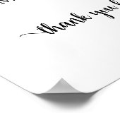 挙式前日、お待ちかねのウェディングリハーサルディナー歓迎ポーズ ポスター (角)