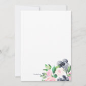 挙式後のパーティー招待状 招待状 (裏面)