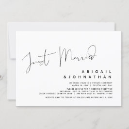 挙式後パーティーのご案内 - 結婚記念日おめでとう 招待状