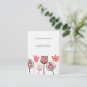 挙式案内カード 方向 受付 結婚式カード エンクロージャーカード (スタンド正面)