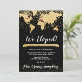 挙式案内状(地図付き) 招待状 (スタンド正面)