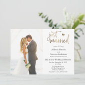 挙式済み披露宴 招待状 (スタンド正面)