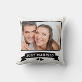 挙式直後 オーダーメイド ウェディング フォト クッション (正面)