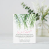 挙式計画変更のお知らせパーティー セーブザデート (スタンド正面)