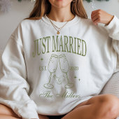 挙式記念Tシャツ、オーダーメイドの花嫁と花婿Tシャツ Tシャツ