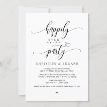 挙式＆ハッピーエンドパーティー招待