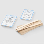 挙式・披露宴のタイムライン ハンドファン (組立なし)