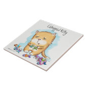 挟み込まれた子猫 タイル (側面)