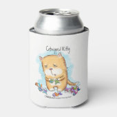 挟み込まれた子猫 缶クーラー (缶正面)
