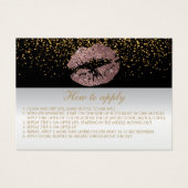 挨りだらけのばら色の適用指示 (正面)